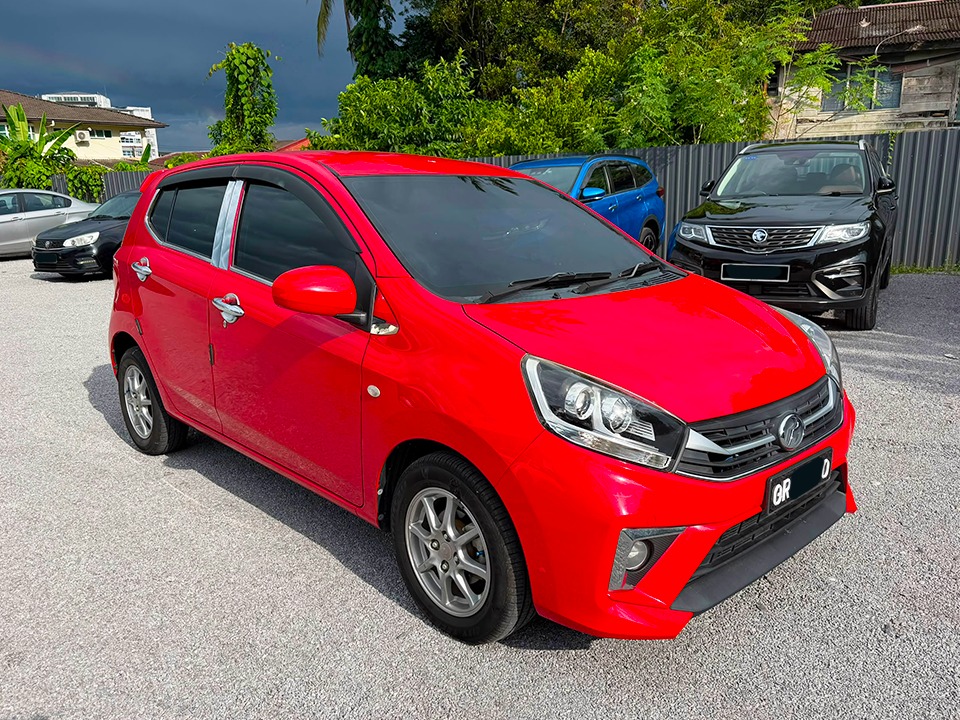 2021 Perodua Axia 1.0 G-Xtra terpakai warna Red untuk dijual di Kuching, Sarawak