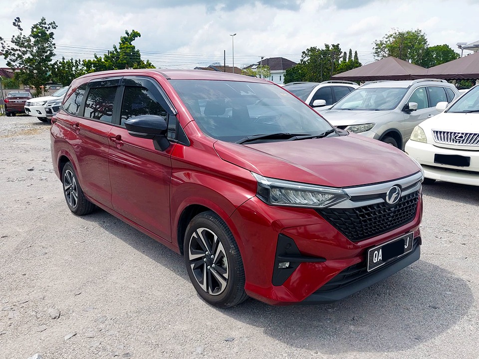 Used 2024 Perodua Alza 1.5 H in Maroon for sale in Kuching, Sarawak