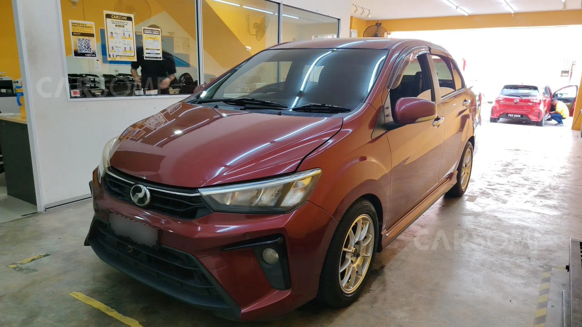 古晋（砂拉越）出售的二手 2020 Perodua Bezza 1.3 X，Red，第 2 张