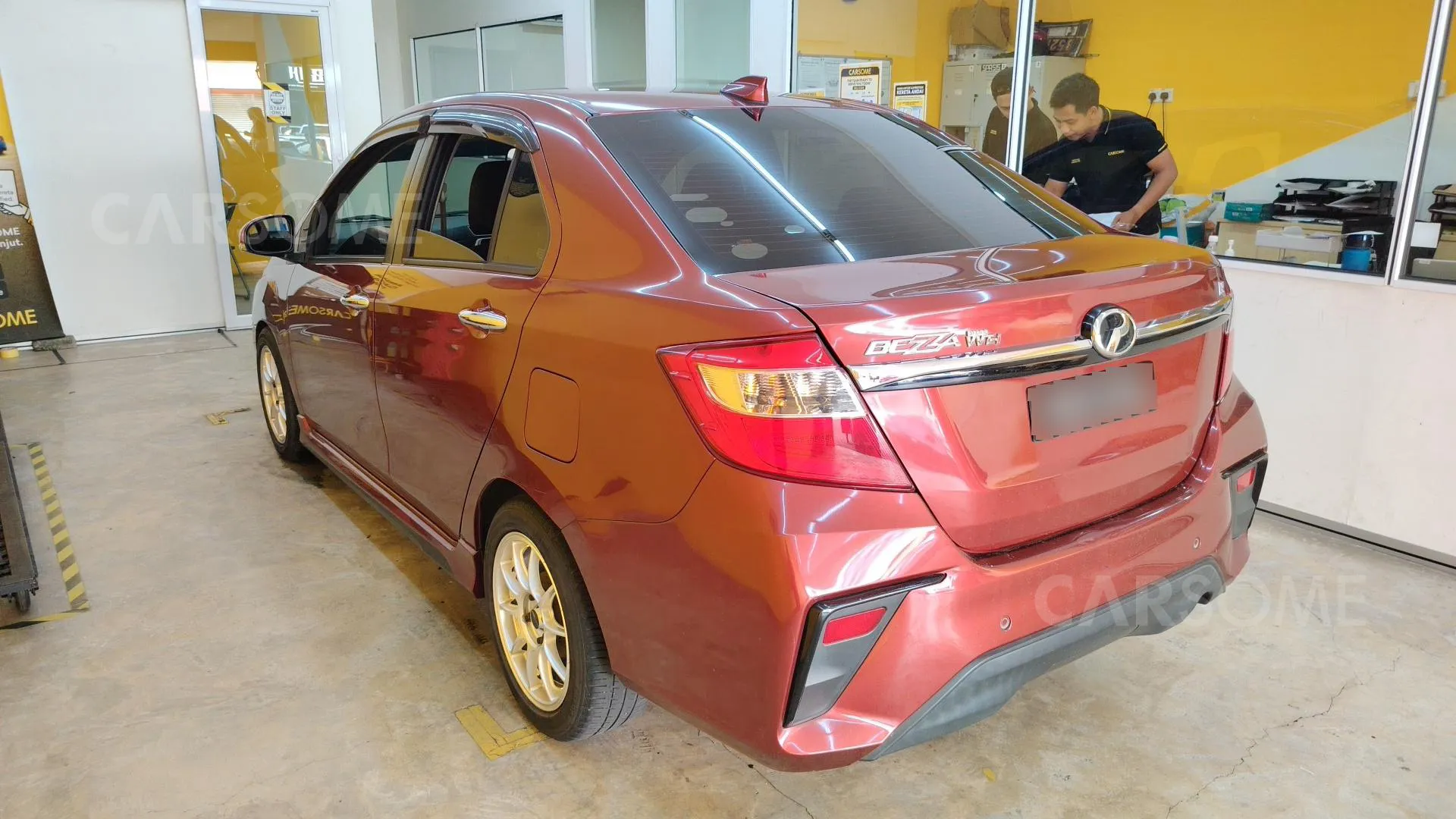 古晋（砂拉越）出售的二手 2020 Perodua Bezza 1.3 X，Red，第 4 张